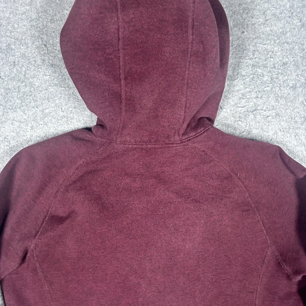 Lululemon Scuba Hoodie Women 4 Burgundy Full Zip Scuba Fleece Jacket Activewear - Picture 13 of 14